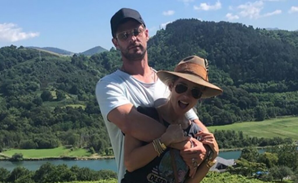 Chris Hemsworth y Elsa Pataky. Foto: Instagram