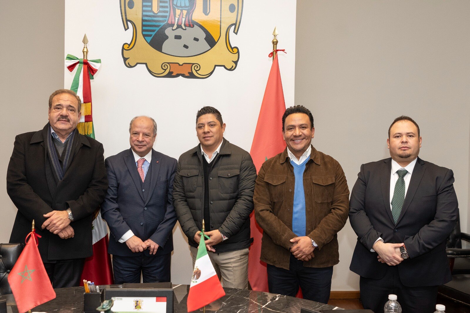 Ricardo Gallardo estrecha vínculo de SLP con Marruecos. Foto: Especial