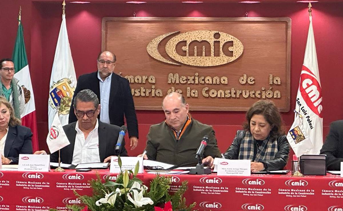 Cámara de la Construcción vislumbra panorama favorecedor en SLP para 2023 tras partida presupuestal