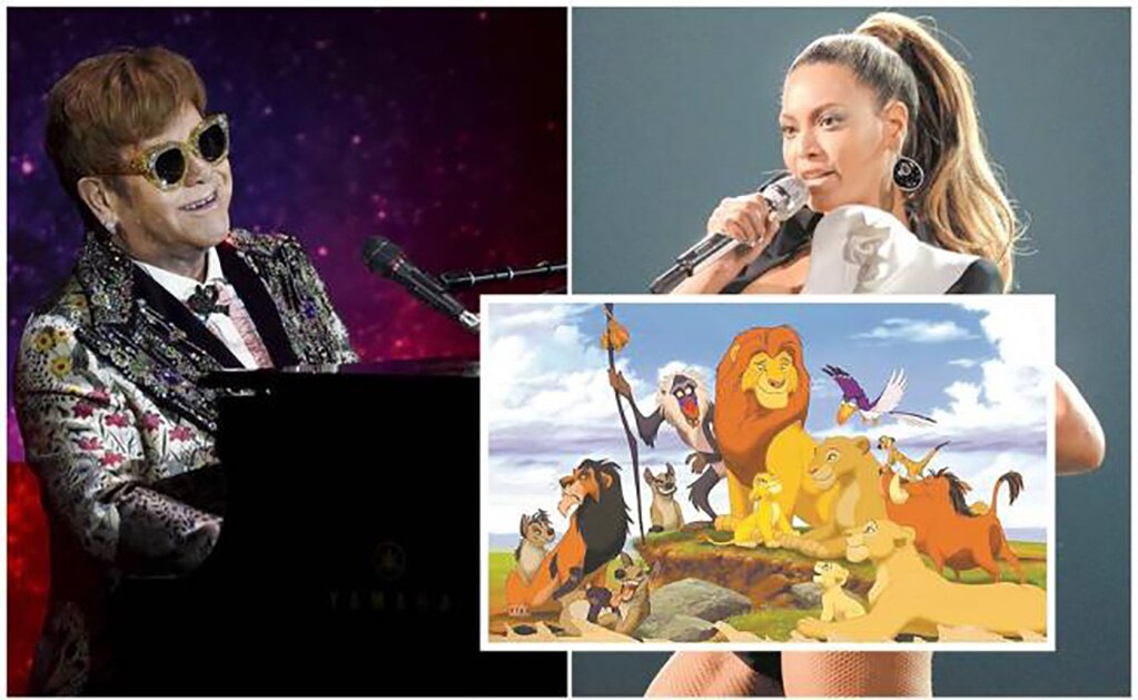 ​Beyoncé y Elton John trabajan en música para remake de "El Rey León"