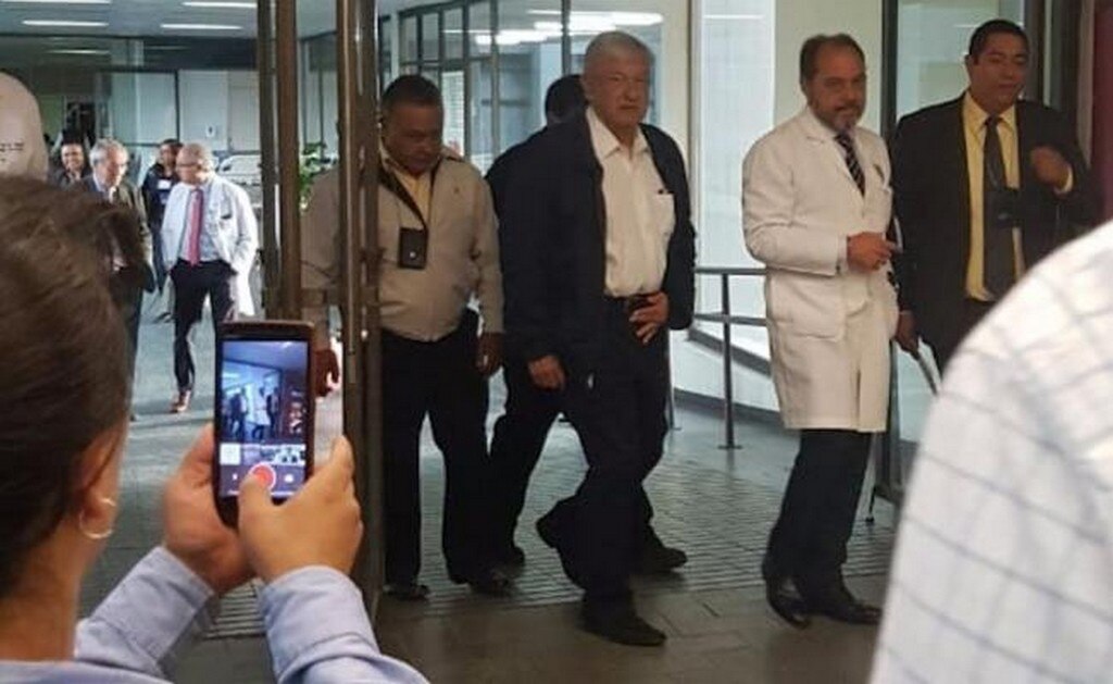 Confirma AMLO visita al cardiólogo para revisión de rutina