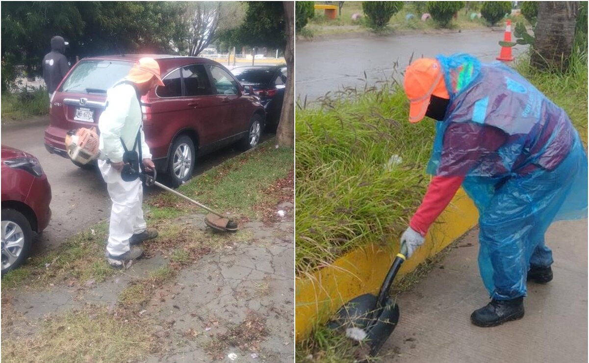 Refuerza capital de SLP limpieza en fraccionamientos tras recientes lluvias 