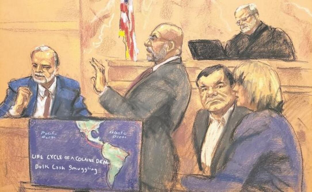 “Se agarró el boom cocainero”, comentó Miguel Ángel Martínez, El Gordo, para explicar el rápido enriquecimiento de Joaquín Guzmán en el juicio que se le sigue a éste en una corte de Nueva York. Foto: ARCHIVO EL UNIVERSAL