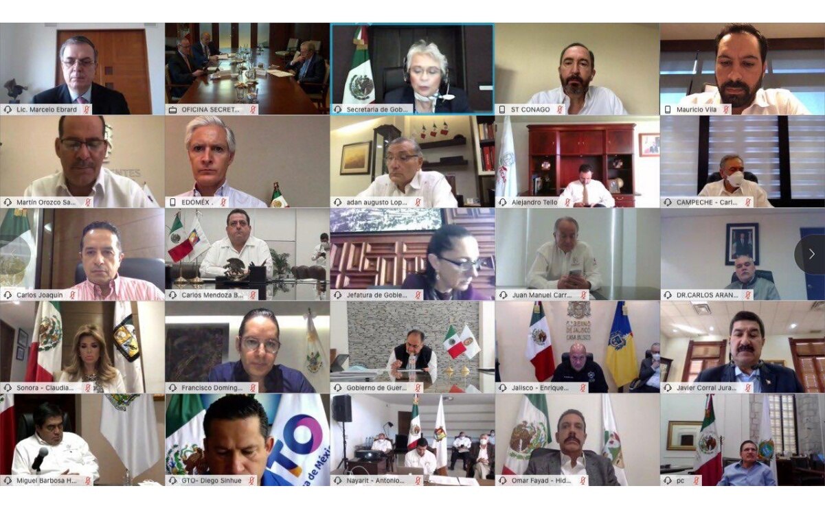 Gobierno federal y Conago coordinan acciones para reinicio de actividades