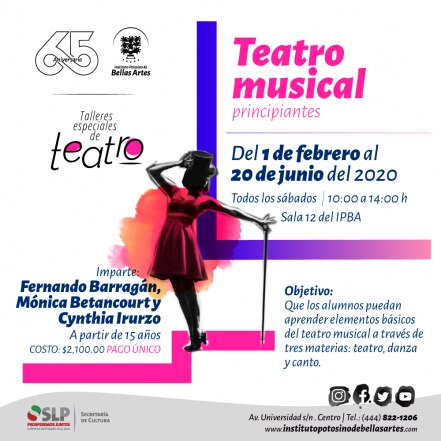IPBA abre nuevos cursos de Teatro Musical y Maquillaje Escénico