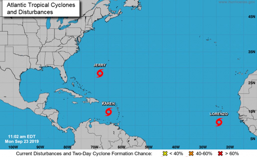 Se forma tormenta tropical “Lorenzo”; podría convertirse en poderoso huracán