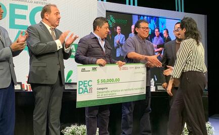 Tras 5 años en olvido, entregan más de 2 mdp en estímulos PECDA a hombres y mujeres creadores de SLP