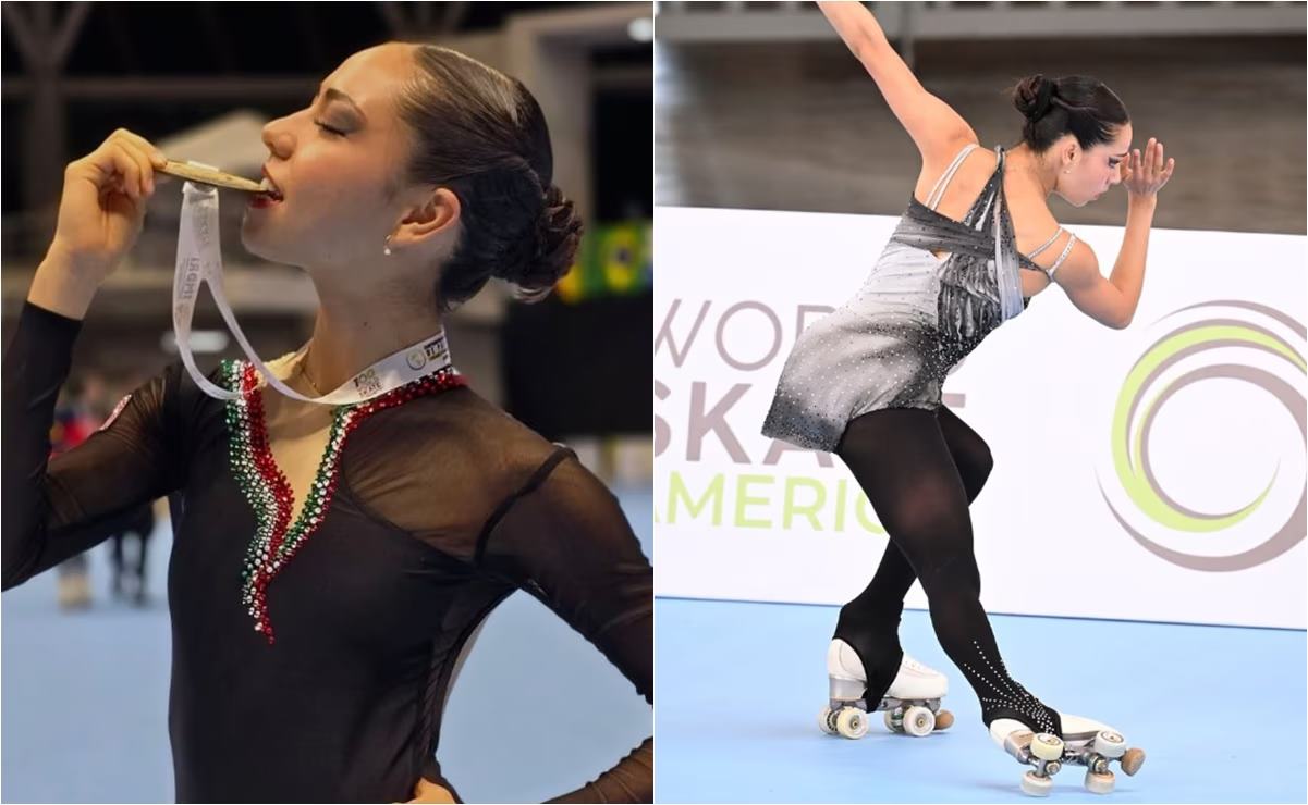 ¡Orgullo potosino! Valentina Lomas brilla con oro en el Campeonato Panamericano de Patinaje Artístico