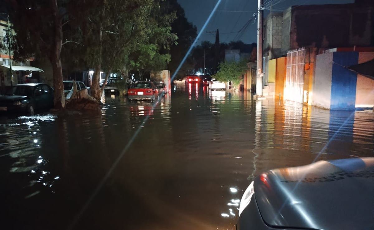 Lluvias del fin de semana dejan daños en 10 mil viviendas de la zona metropolitana de SLP. Foto: Especial