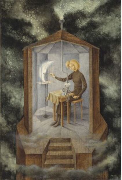 La amistad inmarcesible entre las dos partes del rostro surrealista