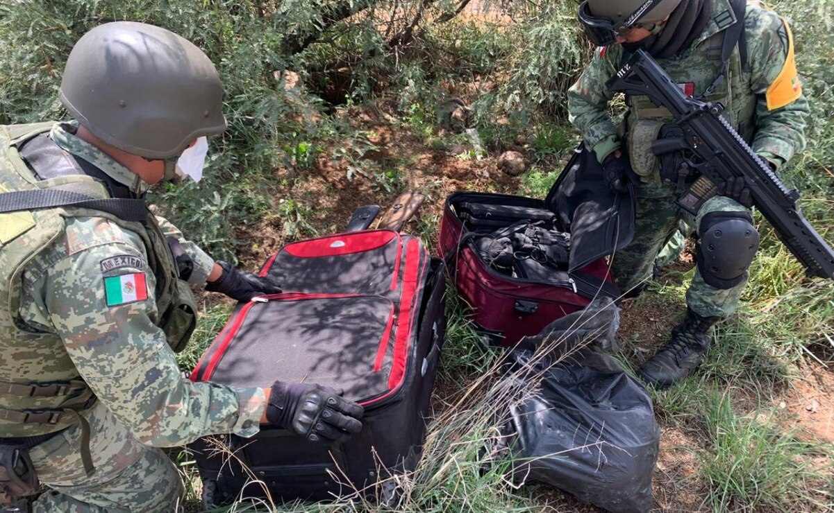 Aseguran armas y droga en Salinas de Hidalgo