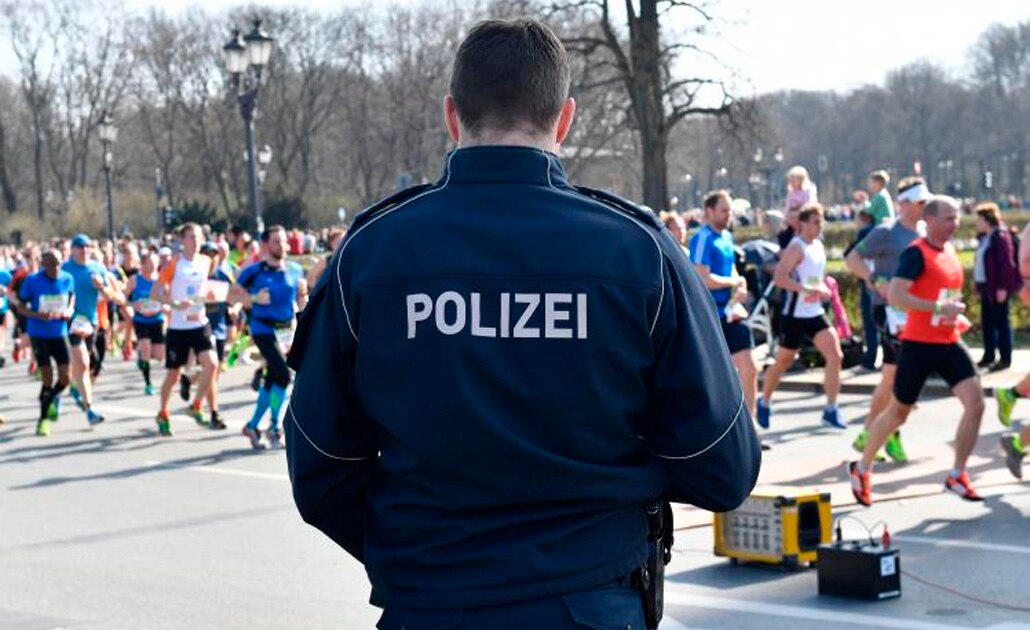 Policía evita ataque con cuchillo en la media maratón de Berlín
