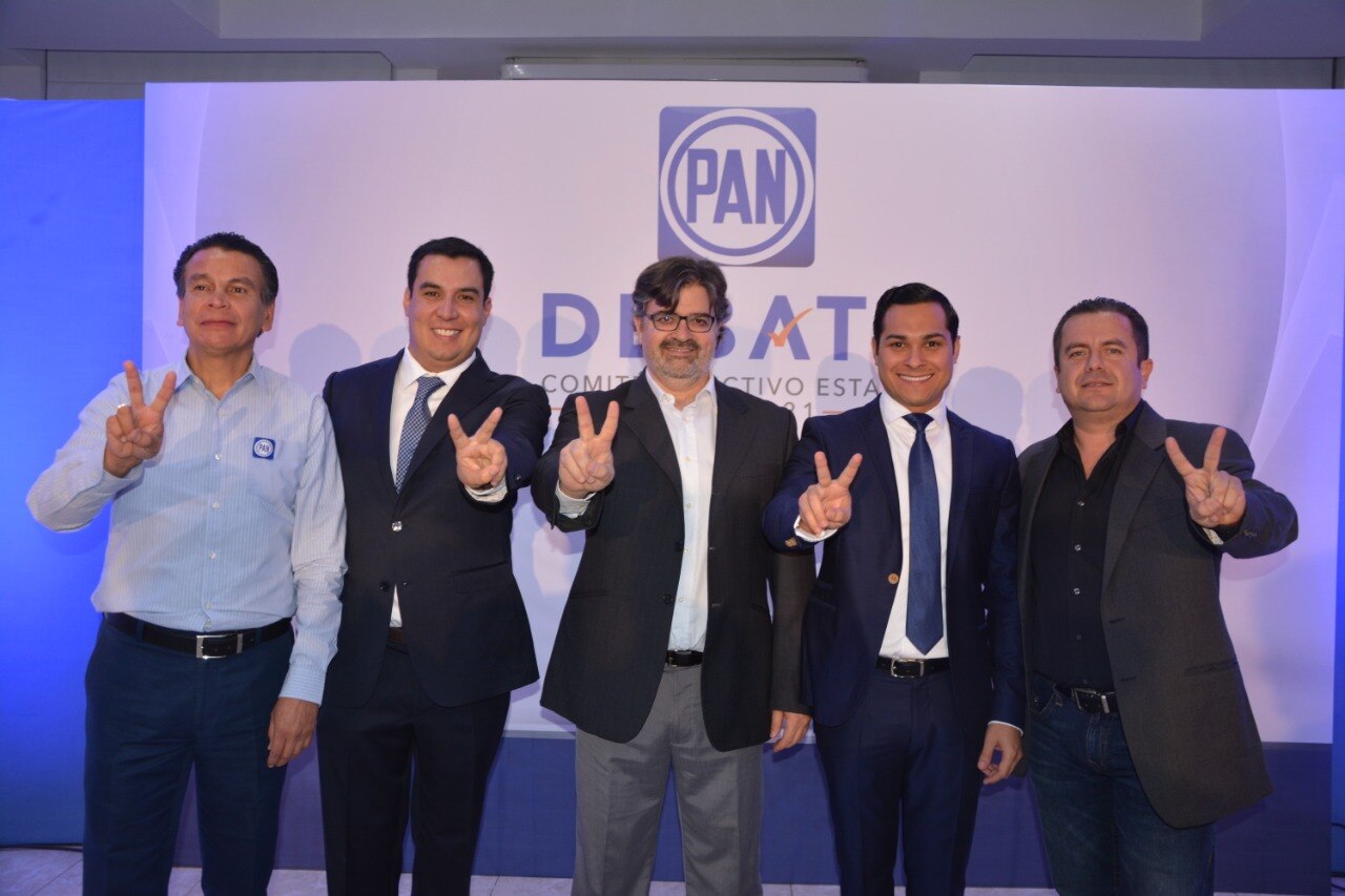 Realizan debate entre candidatos a la dirigencia estatal del PAN