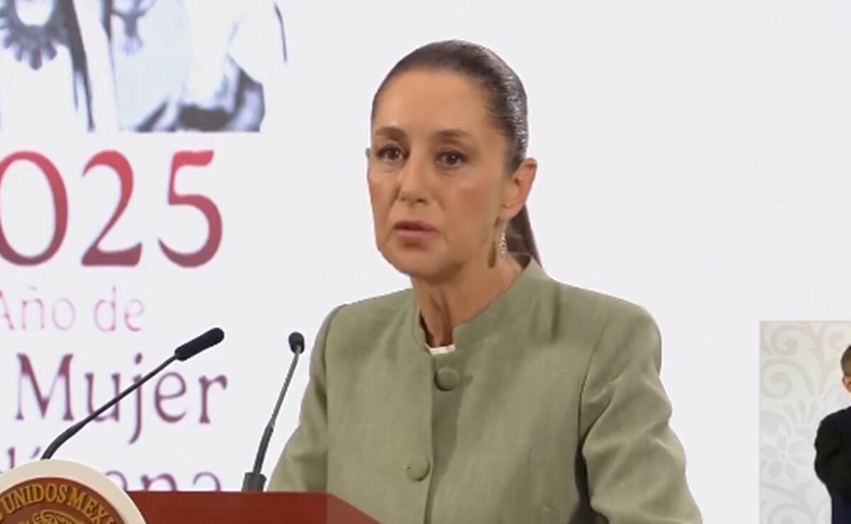 Claudia Sheinbaum en conferencia mañanera. Foto: Captura de video