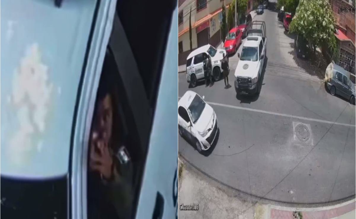 Suspenden e investigan a elemento de la Guardia Civil que disparó contra cámara de vigilancia en SLP