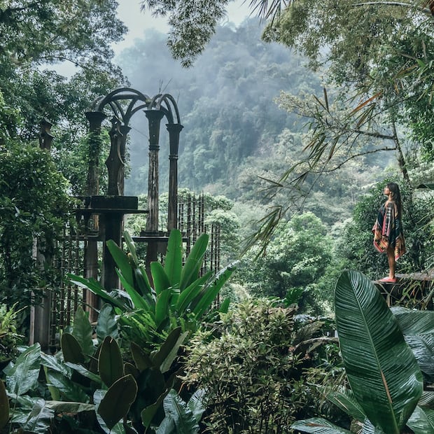 Jardín Surrealista en Xilitla. Foto: Jardín Escultórico Edward James, Las Pozas