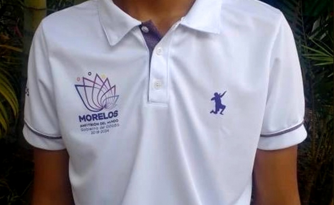 Quitan “Temo Señal” de playeras dadas a atletas en Morelos