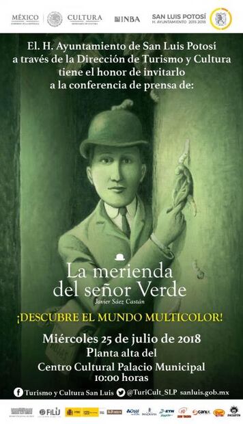 Invitan a presenciar exposición "La merienda del señor Verde"