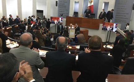 Centenario de la UASLP. Realiza Congreso de SLP sesión solemne en honor a la universidad 
