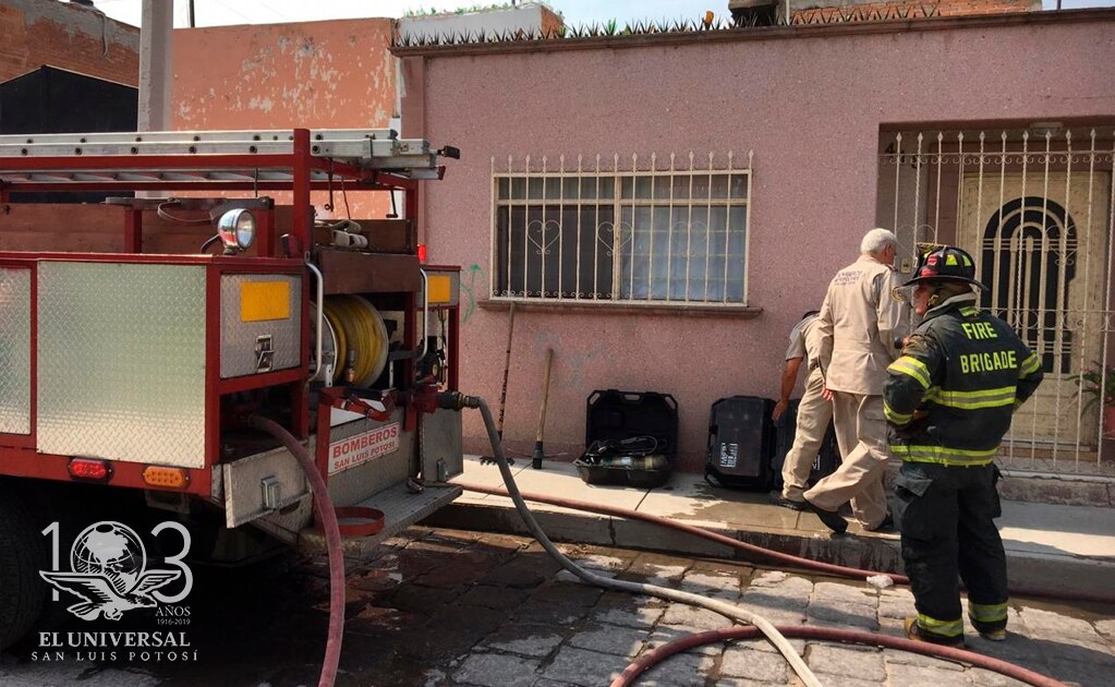 Incendio en casa-habitación provoca movilización en Barrio de Tlaxcala 