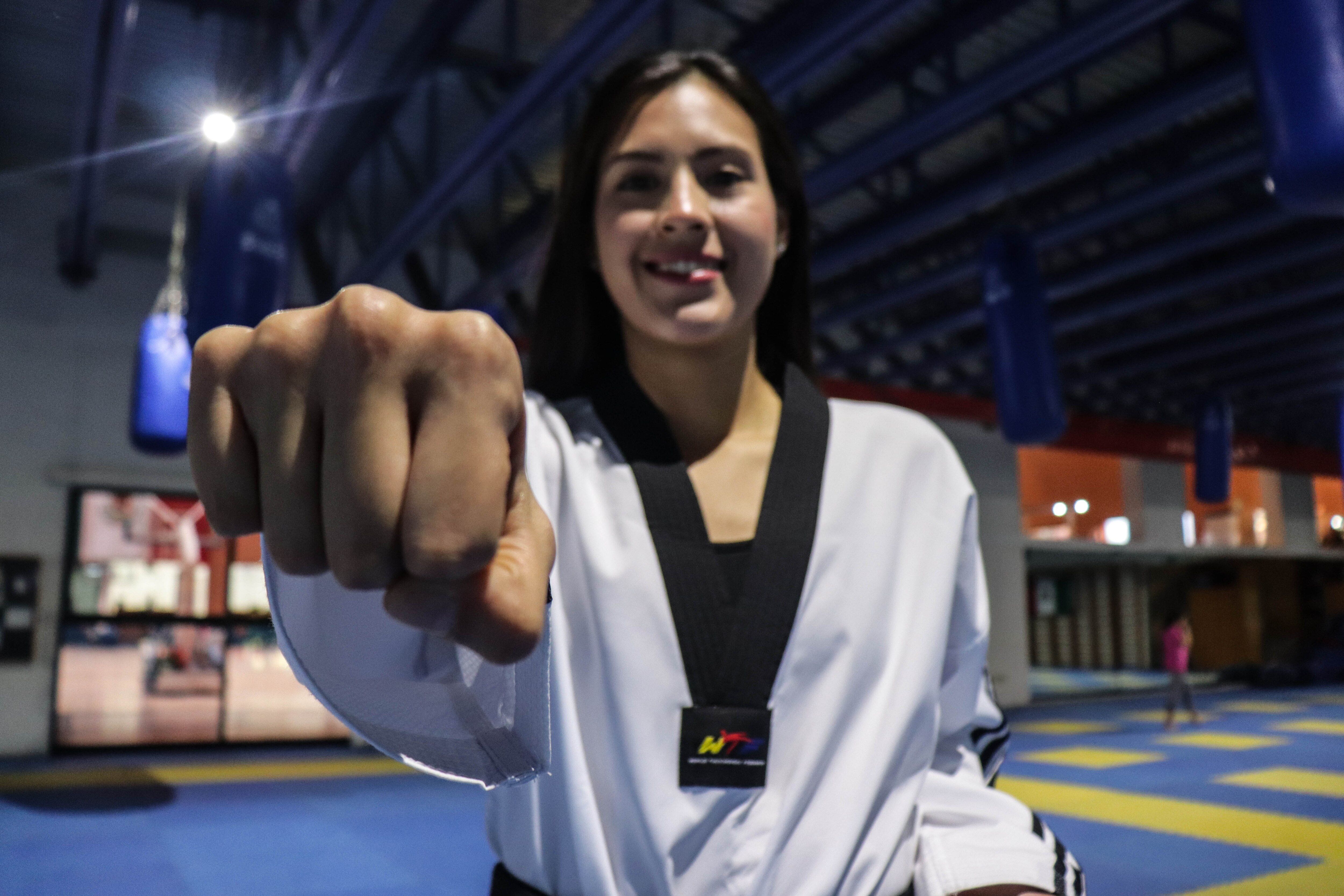 Melissa Oviedo, joven promesa potosina en Taekwondo