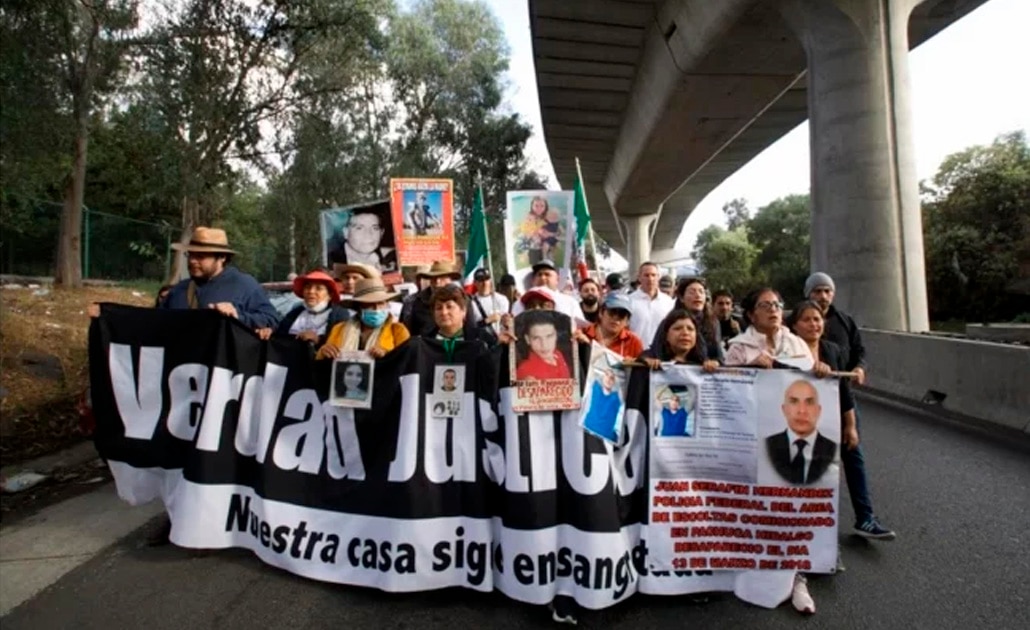 "¡El dolor no es un show!", gritan en Caminata por la Paz