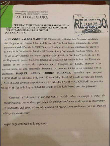 Presentan propuesta para despenalizar la interrupción voluntaria del embarazo