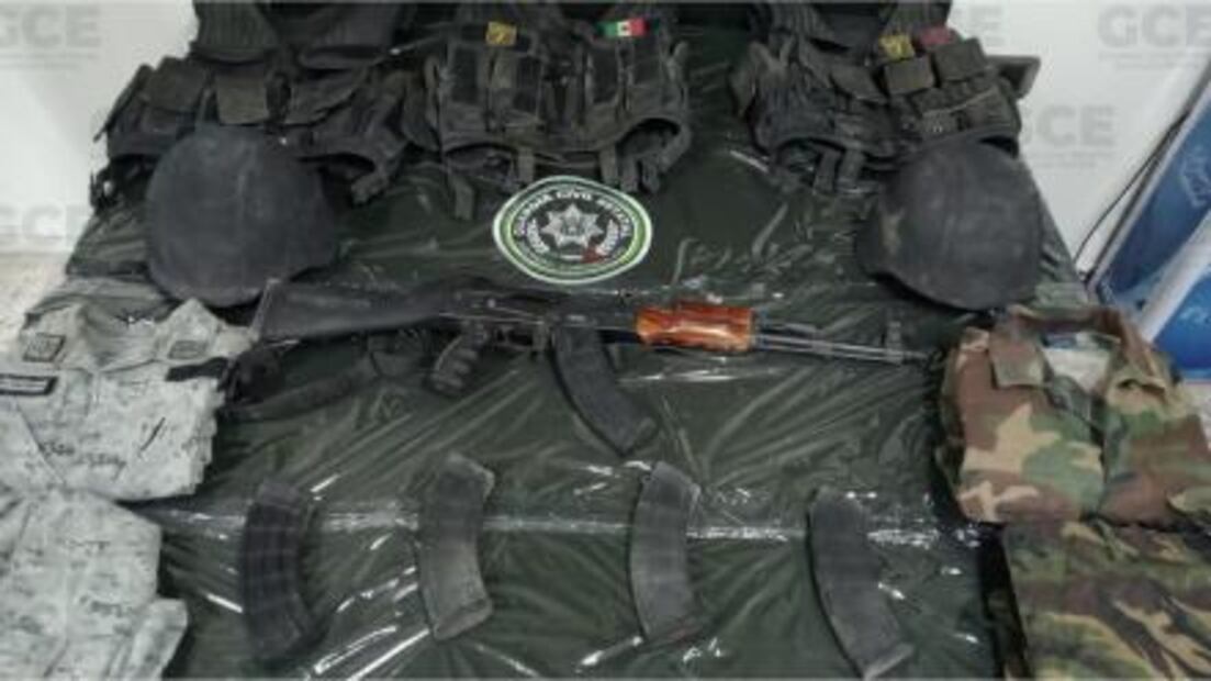 Aseguran vehículos, armas y equipo táctico en Bocas tras enfrentamiento 