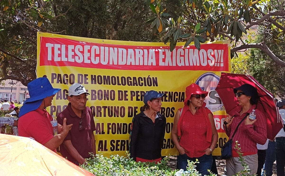 Ante omisión de la federación, gobierno de SLP solventará bono a maestros de telesecundaria 