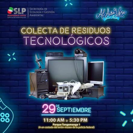 Invita SEGAM a participar en colecta de residuos electrónicos