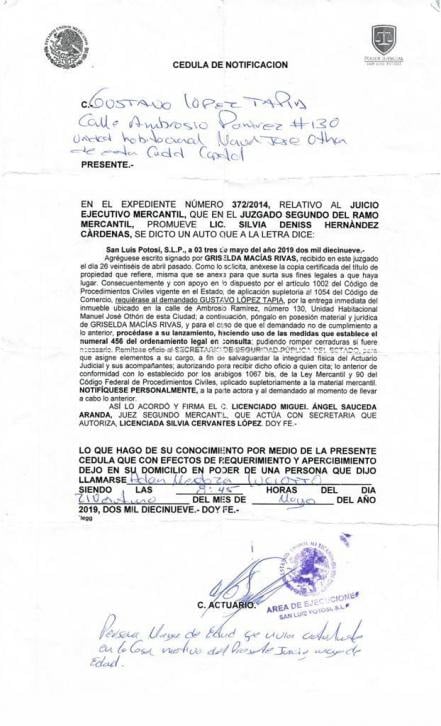 Aclara “El Mijis” intervención en desalojo; niega abuso de poder contra actuaria 