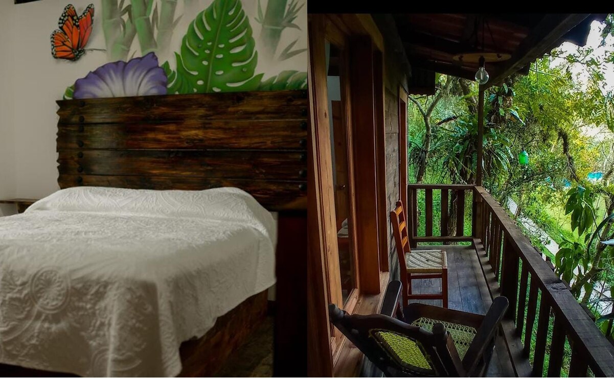 Casas del árbol en la Huerta. Foto: 
Villa Ecoturística La Huerta