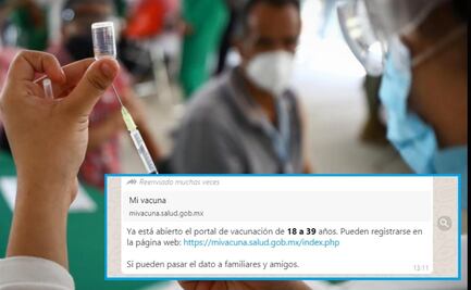 Vacunación contra Covid-19 en mayores de 18 años, ¿ya se pueden registrar?