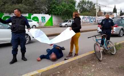 Conductor de camión de personal arrolla a ciclista 