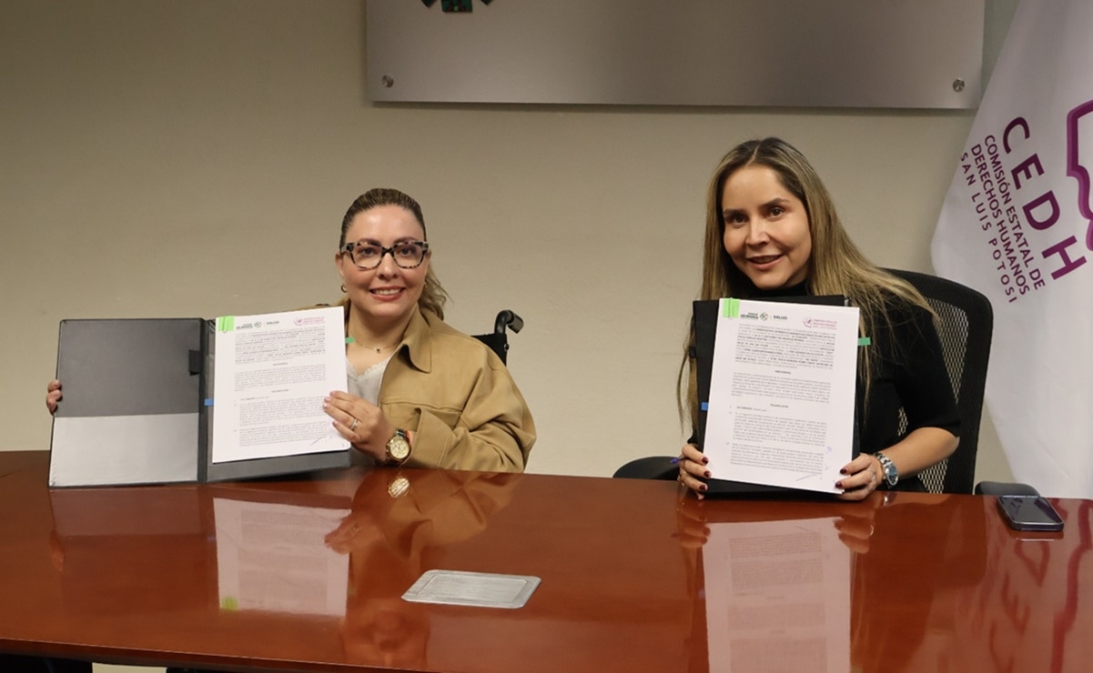 Firman convenio Derechos Humanos y Servicios de Salud de SLP por hospitales libres de discriminación
