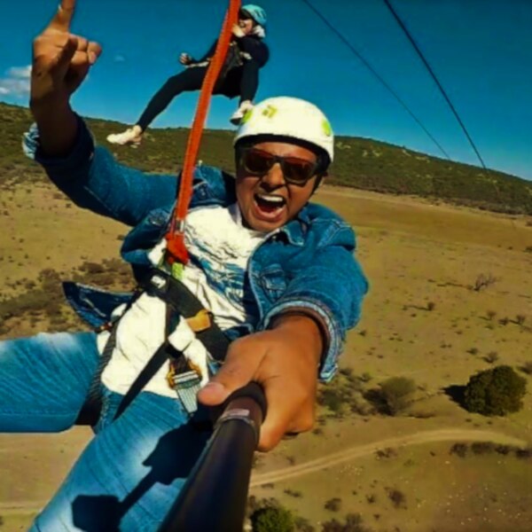 Tirolesa en Cráter Encantado. Foto: craterencantado.com