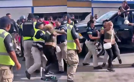VIDEO: Conductora agrede a oficial tras ponerle una infracción de tránsito en San Luis capital