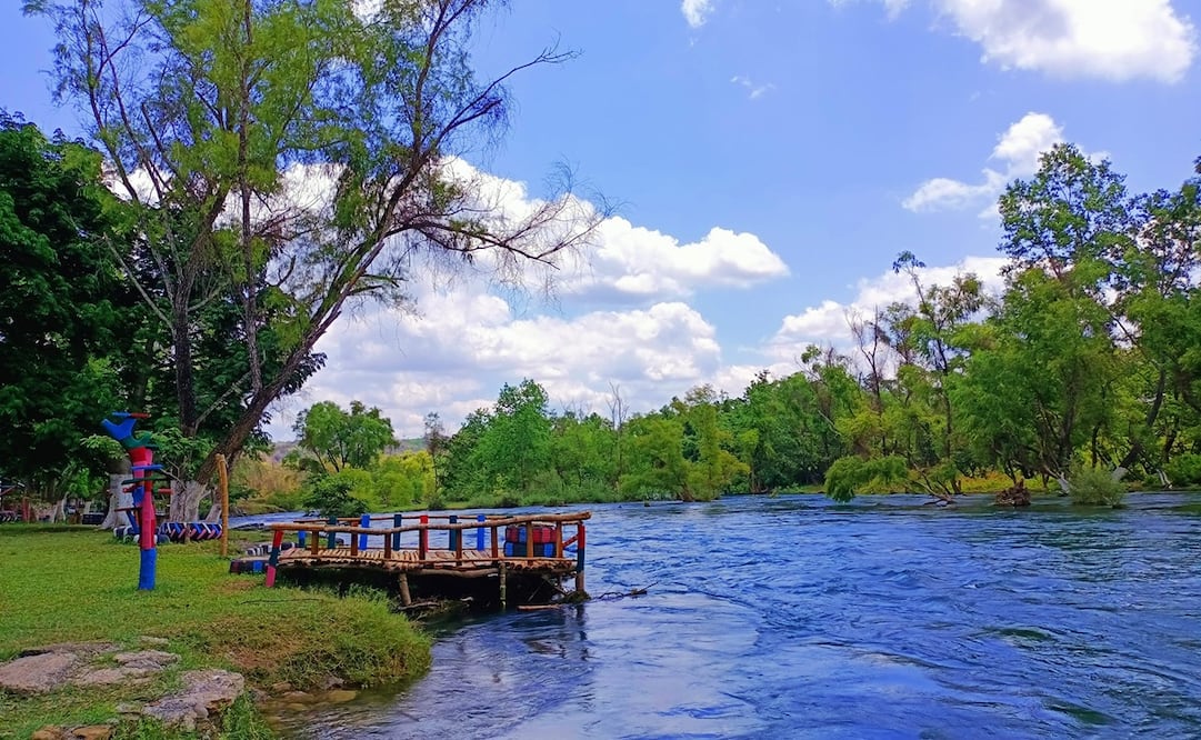 Paraje ecoturístico Ecotombola, en Axtla de Terrazas, SLP. Foto: FB@Ecotombola