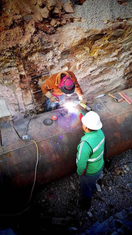 Prevé Interapas que trabajos de reparación en El Realito concluyan este lunes