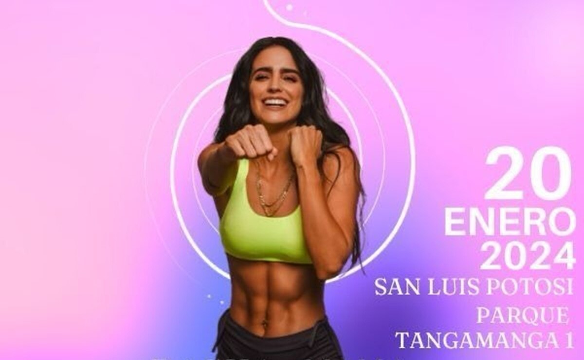 Bárbara de Regil anuncia clase en SLP. Foto: Especial