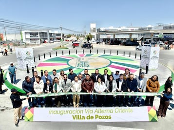 Inaugura Gallardo nueva Vía Alterna Oriente en Villa de Pozos; obra beneficiará a casi 100 mil potosinos