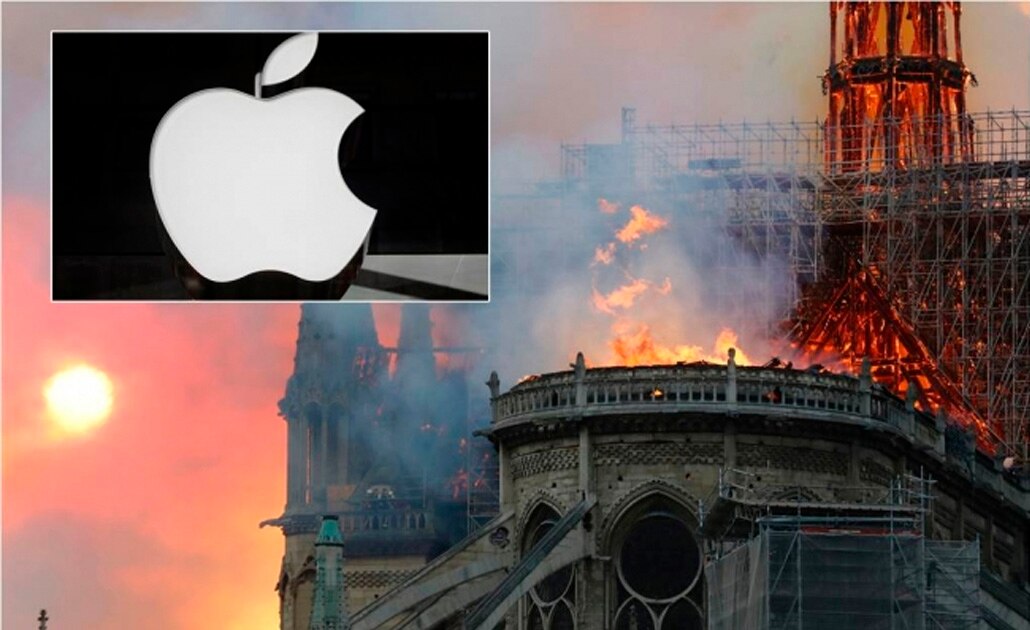 Promete Apple donar dinero para la reconstrucción de Notre Dame
