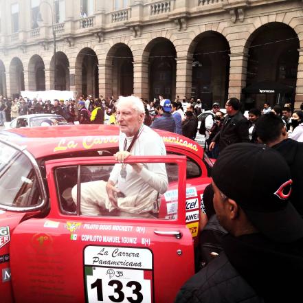 Ricardo Cordero llega en primer lugar a su natal SLP en la Carrera Panamericana