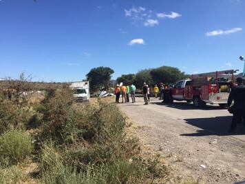 Caída de avioneta en Villa de Zaragoza, SLP