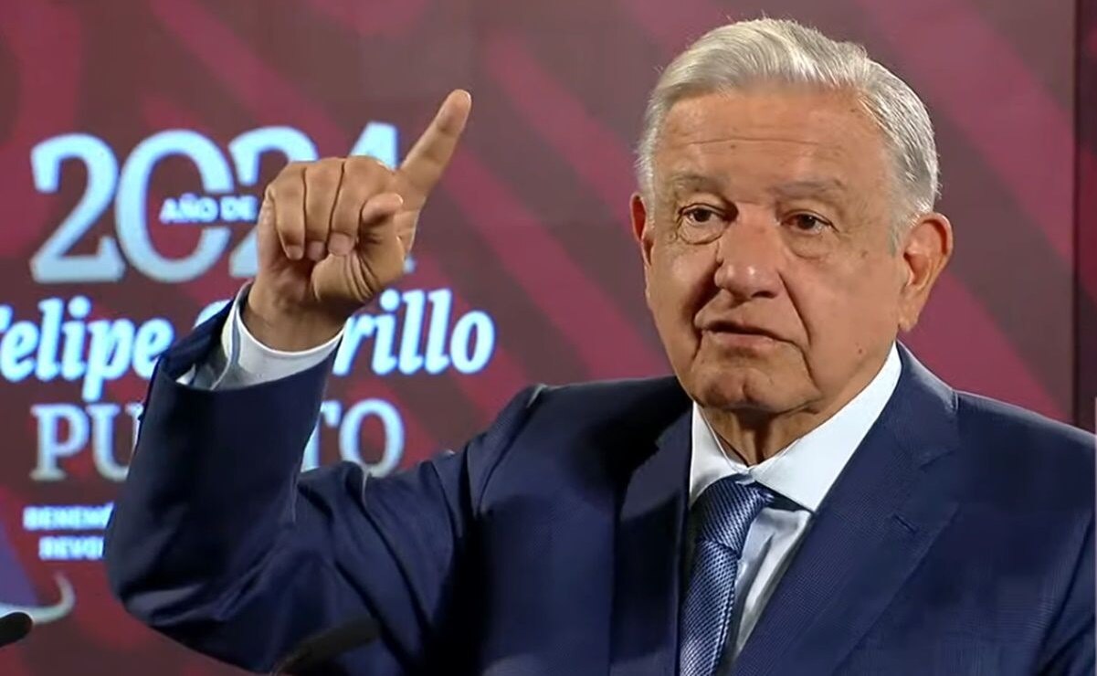 López Obrador habla sobre el paro de labores de trabajadores del Poder Judicial. Foto: Especial