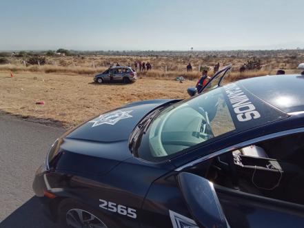 Volcadura en supercarretera a Villa de Arriaga deja un muerto y cinco lesionados