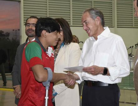 Gobernador de SLP reafirma apoyo a atletas potosinos de alto rendimiento