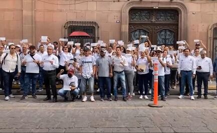 Maestros del Instituto Tecnológico de SLP marchan en defensa de directivos