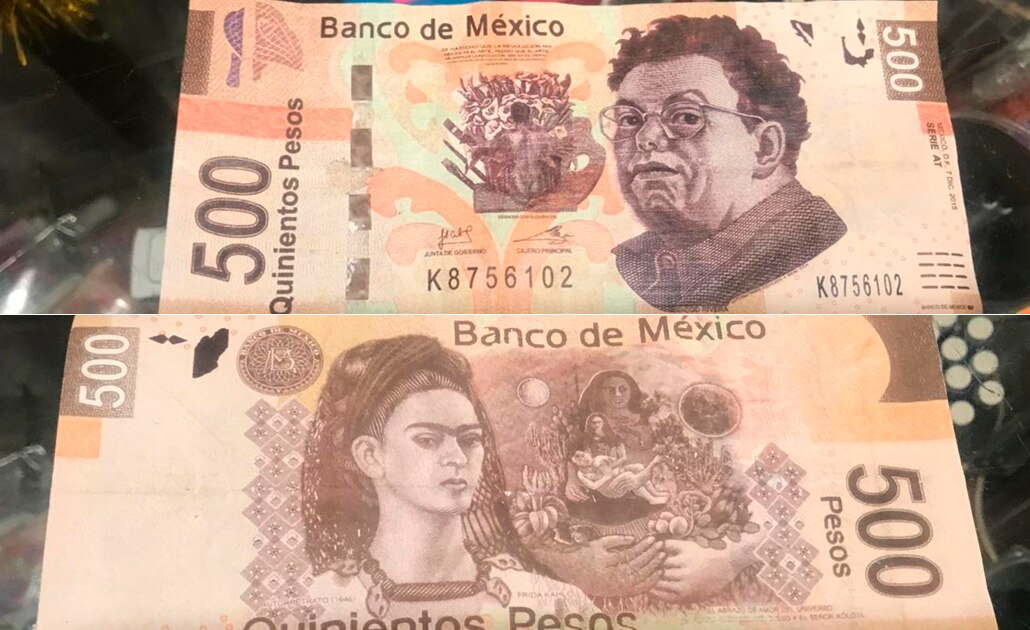 Alertan comerciantes por circulación de billetes de 500 falsos
