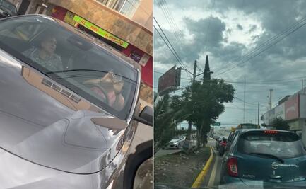 “Por eso las matan”, exhiben a hombre que agrede verbalmente a mujer en pleito vial en SLP  